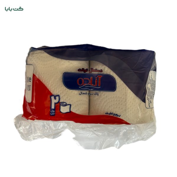دستمال توالت 3 لایه آزاده_2 رول